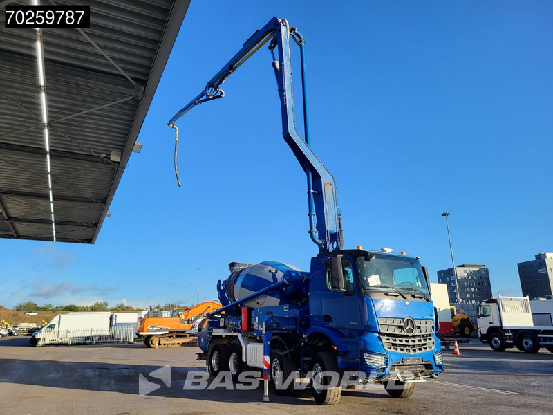 Mercedes-Benz Arocs 3251 8X4 PUMI Putzmeister TMM 24 + Liebherr 7m3 Mixer Retarder Euro 6 - Автобетононасос: фото 3 Mercedes-Benz Arocs 3251 8X4 PUMI Putzmeister TMM 24 + Liebherr 7m3 Mixer Retarder Euro 6 - Автобетононасос: фото 3