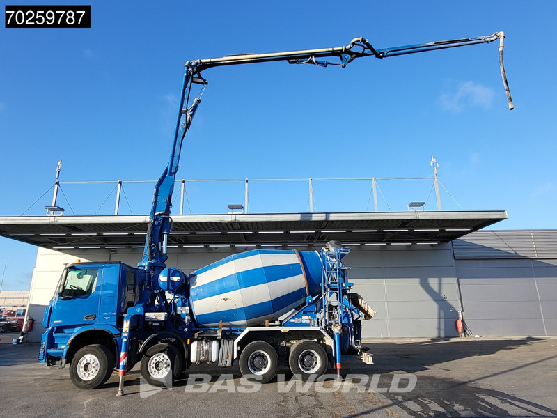 Mercedes-Benz Arocs 3251 8X4 PUMI Putzmeister TMM 24 + Liebherr 7m3 Mixer Retarder Euro 6 - Автобетононасос: фото 5 Mercedes-Benz Arocs 3251 8X4 PUMI Putzmeister TMM 24 + Liebherr 7m3 Mixer Retarder Euro 6 - Автобетононасос: фото 5