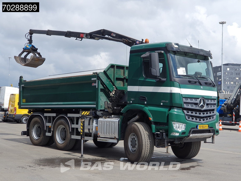 Mercedes-Benz Arocs 3342 Arocs 6X6 NL-Truck HMF 1643 Z-Crane Kran Steering Axle Big-Axle Euro 6 - Самосвал, Автоманипулятор: фото 3 Mercedes-Benz Arocs 3342 Arocs 6X6 NL-Truck HMF 1643 Z-Crane Kran Steering Axle Big-Axle Euro 6 - Самосвал, Автоманипулятор: фото 3