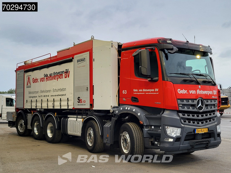 Mercedes-Benz Arocs 4951 Arocs 10X4 NL-Truck Bremat S5.10.13 XL sandmortal Lift+Steering Axle Euro 6 - Автобетононасос: фото 3 Mercedes-Benz Arocs 4951 Arocs 10X4 NL-Truck Bremat S5.10.13 XL sandmortal Lift+Steering Axle Euro 6 - Автобетононасос: фото 3