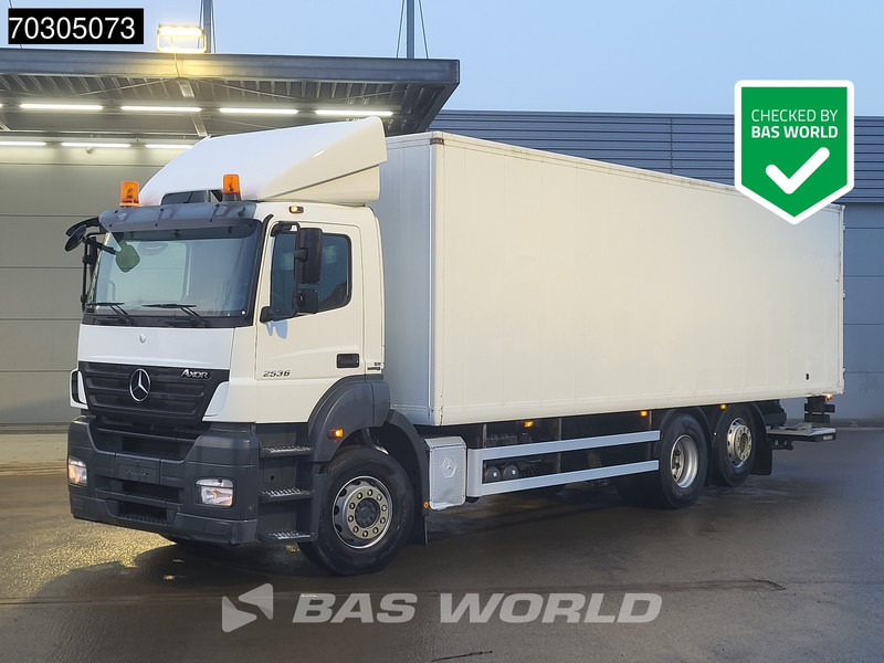 Mercedes-Benz Axor 2536 Axor 6X2 Lift+Steering Axle 1500kg Ladebordwand Automatic Euro 5 - Грузовик с закрытым кузовом: фото 1 Mercedes-Benz Axor 2536 Axor 6X2 Lift+Steering Axle 1500kg Ladebordwand Automatic Euro 5 - Грузовик с закрытым кузовом: фото 1