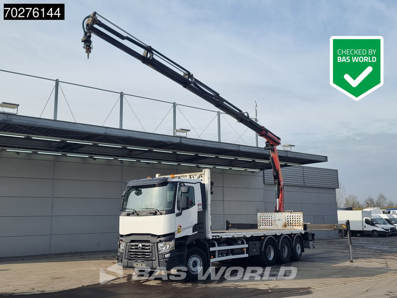 Renault C 380 8X4 Palfinger PK 23001 EH Remote Lift+Lenkachse Euro 6 - Грузовик бортовой/ Платформа, Автоманипулятор: фото 1 Renault C 380 8X4 Palfinger PK 23001 EH Remote Lift+Lenkachse Euro 6 - Грузовик бортовой/ Платформа, Автоманипулятор: фото 1