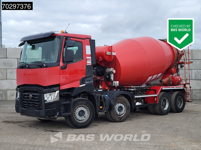 Renault C 430 8X4 9m3 Liebherr Mixer Steelsuspension Big-Axle Euro 6 - Автобетоносмеситель: фото 1 Renault C 430 8X4 9m3 Liebherr Mixer Steelsuspension Big-Axle Euro 6 - Автобетоносмеситель: фото 1