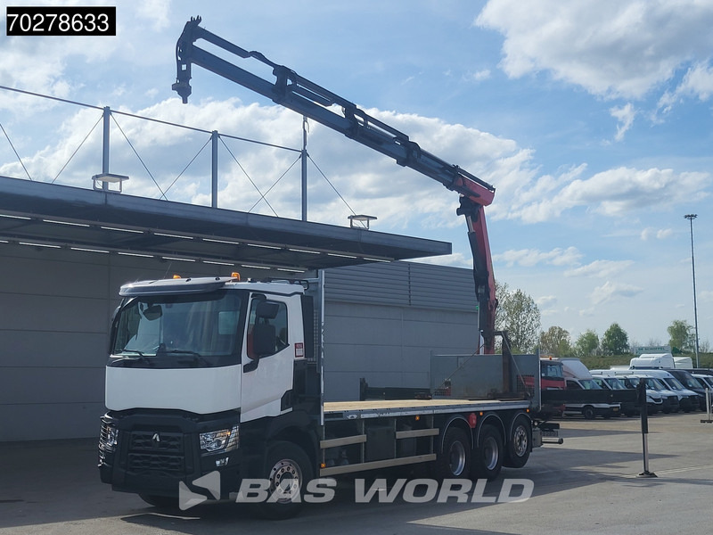 Renault C 480 8X4 Palfinger PK24.001 SLD5 Crane Kran Automatic Liftachse Euro 6 - Грузовик бортовой/ Платформа, Автоманипулятор: фото 3 Renault C 480 8X4 Palfinger PK24.001 SLD5 Crane Kran Automatic Liftachse Euro 6 - Грузовик бортовой/ Платформа, Автоманипулятор: фото 3