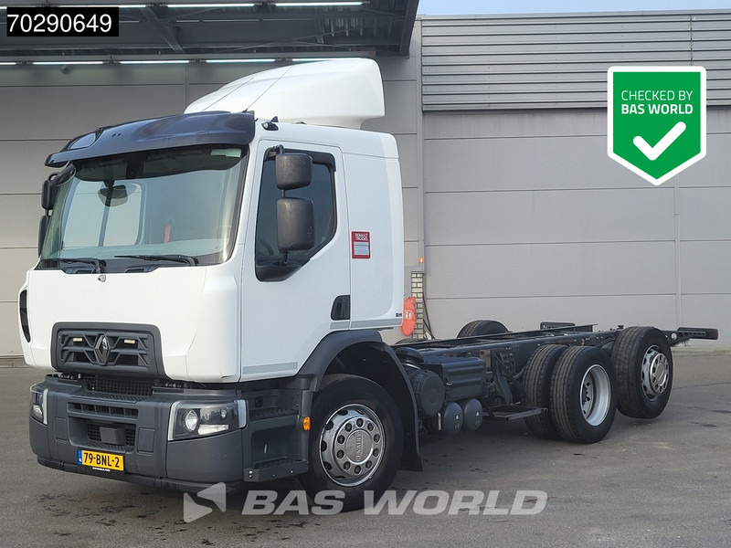 Renault D 380 6X2 NL-Truck chassis with APK Lift+Steering Axle Automatic Euro 6 - Грузовик-шасси: фото 1 Renault D 380 6X2 NL-Truck chassis with APK Lift+Steering Axle Automatic Euro 6 - Грузовик-шасси: фото 1