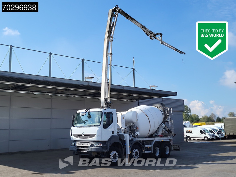 Renault Kerax 410 8X4 Mecbo PUMI 24 Mtr 7m3 mixer Automatic Euro 4 - Автобетононасос: фото 1 Renault Kerax 410 8X4 Mecbo PUMI 24 Mtr 7m3 mixer Automatic Euro 4 - Автобетононасос: фото 1