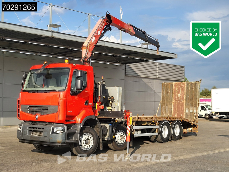 Renault Premium 380 8X4 Fassi F165A.2.22 Crane Kran Hydraulic Ramp Lift-Axle Euro 5 - Грузовик бортовой/ Платформа, Автоманипулятор: фото 1 Renault Premium 380 8X4 Fassi F165A.2.22 Crane Kran Hydraulic Ramp Lift-Axle Euro 5 - Грузовик бортовой/ Платформа, Автоманипулятор: фото 1