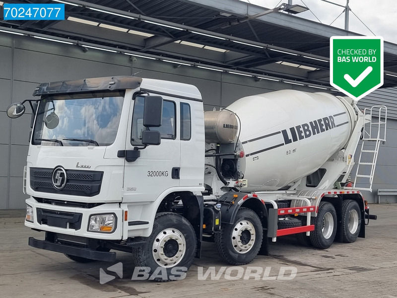 SHACMAN L3000 8X4 NEW 8m3 Liebherr Mixer Big Axle Steel suspension - Автобетоносмеситель: фото 1 SHACMAN L3000 8X4 NEW 8m3 Liebherr Mixer Big Axle Steel suspension - Автобетоносмеситель: фото 1