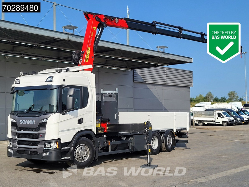 Scania G410 6X2 New! Palfinger PK24.001 SLD 5 Crane Kran Retarder Lift+Steering Axle LED ACC - Грузовик бортовой/ Платформа, Автоманипулятор: фото 1 Scania G410 6X2 New! Palfinger PK24.001 SLD 5 Crane Kran Retarder Lift+Steering Axle LED ACC - Грузовик бортовой/ Платформа, Автоманипулятор: фото 1