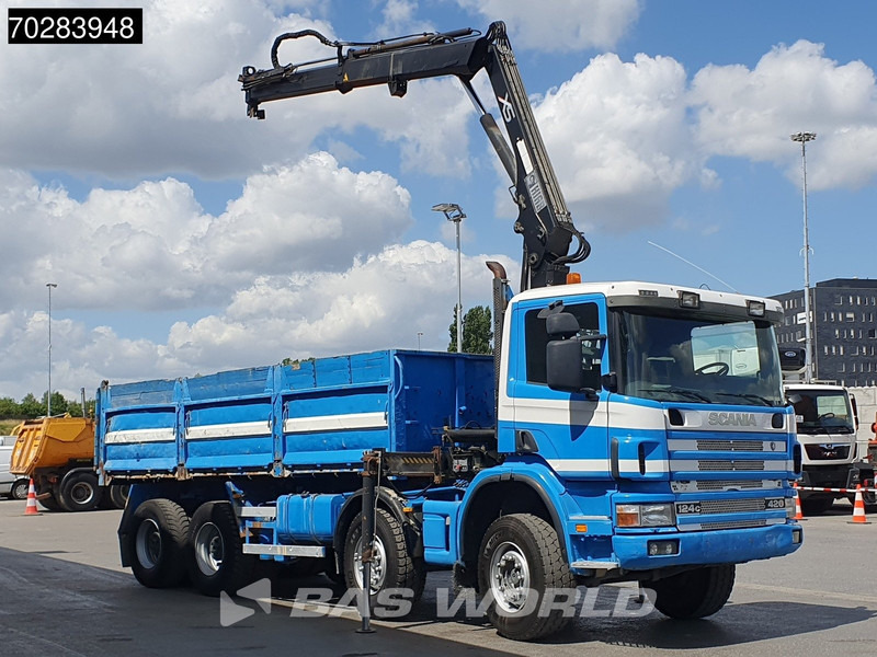Scania G420 8X4 15m3 tipper Hiab 144 Crane Steelsuspension Manual Big-Axle Euro 3 - Самосвал, Автоманипулятор: фото 3 Scania G420 8X4 15m3 tipper Hiab 144 Crane Steelsuspension Manual Big-Axle Euro 3 - Самосвал, Автоманипулятор: фото 3