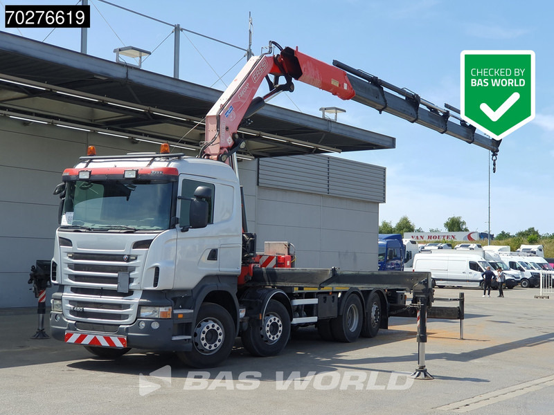 Scania R480 8X2 FASSI F660AXP.25 Manual Retarder Lift+Lenkachse Euro 5 - Грузовик бортовой/ Платформа, Автоманипулятор: фото 1 Scania R480 8X2 FASSI F660AXP.25 Manual Retarder Lift+Lenkachse Euro 5 - Грузовик бортовой/ Платформа, Автоманипулятор: фото 1