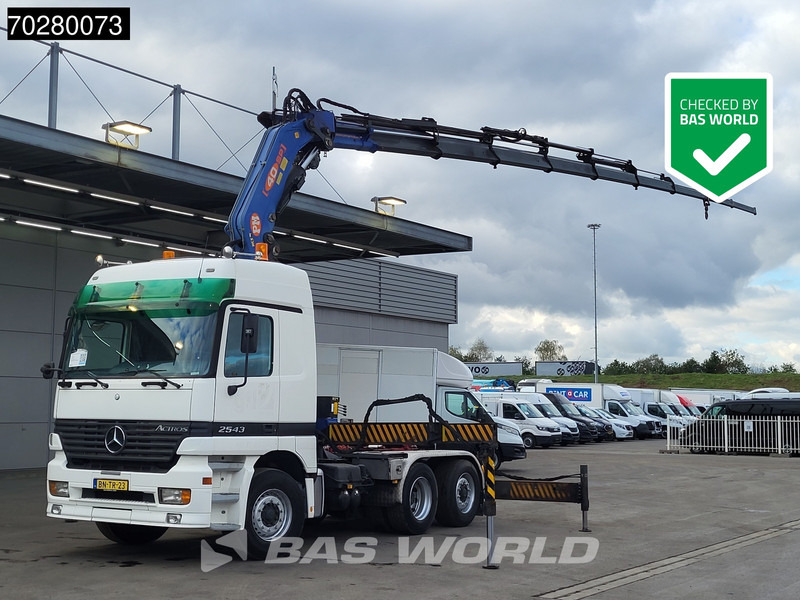 Mercedes-Benz Actros 2543 Actros 6X2 NL-Truck Liftachse 3-Pedals Kran 9x Extensions PM 40 SP 2010 + Winch Euro 3 - Тягач: фото 1 Mercedes-Benz Actros 2543 Actros 6X2 NL-Truck Liftachse 3-Pedals Kran 9x Extensions PM 40 SP 2010 + Winch Euro 3 - Тягач: фото 1