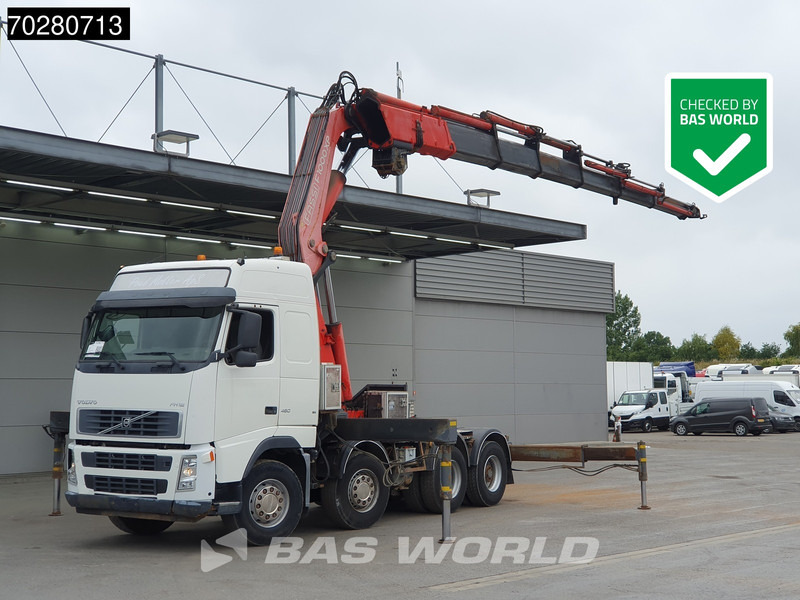 Volvo FH 460 FH 8X4 Manual Fassi F900A XP.27 Crane+Winch Big-Axle Lenkachse Kran Euro 3 - Тягач: фото 1 Volvo FH 460 FH 8X4 Manual Fassi F900A XP.27 Crane+Winch Big-Axle Lenkachse Kran Euro 3 - Тягач: фото 1