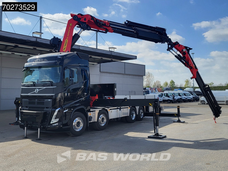 Новый Грузовик бортовой/ Платформа, Автоманипулятор Volvo FH 500 8X2 Palfinger PK92002 SH Crane + Fly-Jib Winch VEB+ Euro 6: фото 7