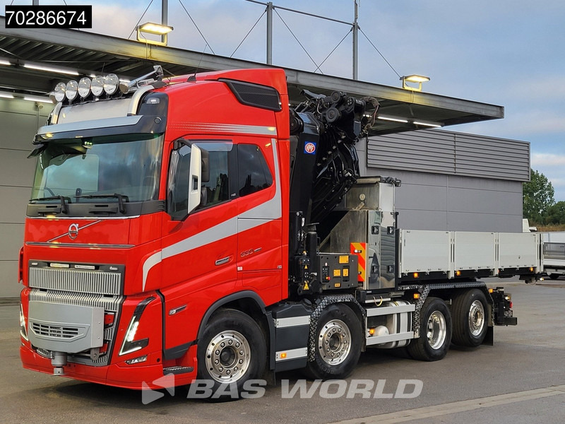 Volvo FH16 650 FH16 8X2 HMF 7020K-RCS Crane + Fly-Jib Lift+Steering-Axle Navi LED ACC Euro 6 - Грузовик бортовой/ Платформа, Автоманипулятор: фото 5 Volvo FH16 650 FH16 8X2 HMF 7020K-RCS Crane + Fly-Jib Lift+Steering-Axle Navi LED ACC Euro 6 - Грузовик бортовой/ Платформа, Автоманипулятор: фото 5