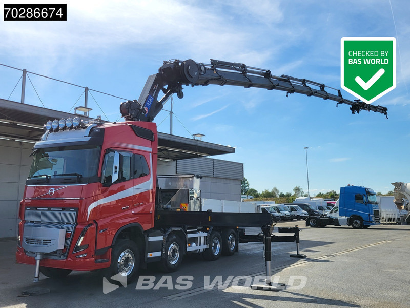 Volvo FH16 650 FH16 8X2 HMF 7020K-RCS Crane + Fly-Jib Lift+Steering-Axle Navi LED ACC Euro 6 - Грузовик бортовой/ Платформа, Автоманипулятор: фото 1 Volvo FH16 650 FH16 8X2 HMF 7020K-RCS Crane + Fly-Jib Lift+Steering-Axle Navi LED ACC Euro 6 - Грузовик бортовой/ Платформа, Автоманипулятор: фото 1