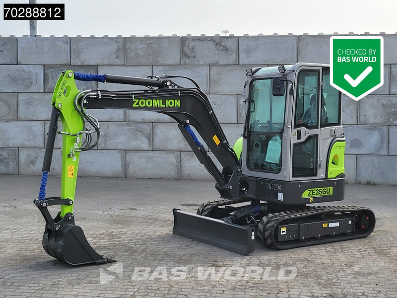 Zoomlion ZE35 GU A/C - CE CERTIFIED - Мини-экскаватор: фото 1 Zoomlion ZE35 GU A/C - CE CERTIFIED - Мини-экскаватор: фото 1