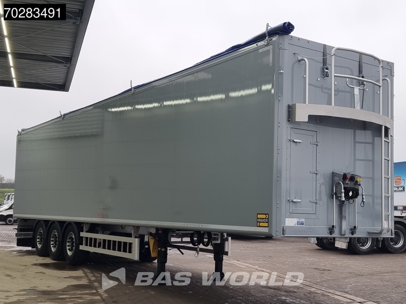 Новый Полуприцеп с подвижным полом kraker CF-Z 3 axles 10mm Liftachse 90m3: фото 7