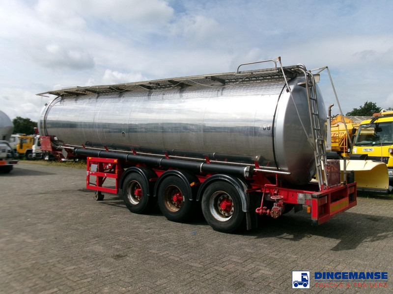 Crane Fruehauf Chemical ACID Rubber tank inox 30 m3 / 1 comp - Полуприцеп-цистерна: фото 4 Crane Fruehauf Chemical ACID Rubber tank inox 30 m3 / 1 comp - Полуприцеп-цистерна: фото 4