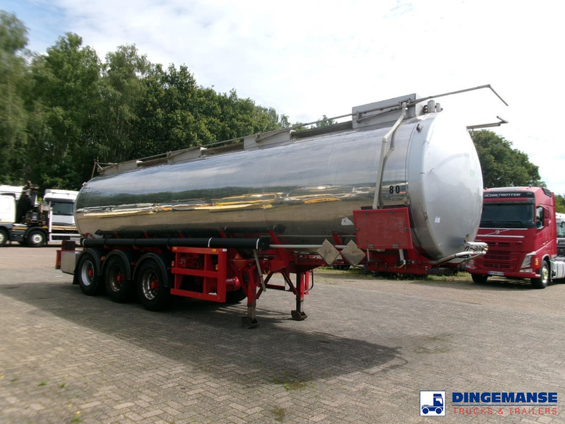 Crane Fruehauf Chemical ACID Rubber tank inox 30 m3 / 1 comp - Полуприцеп-цистерна: фото 2 Crane Fruehauf Chemical ACID Rubber tank inox 30 m3 / 1 comp - Полуприцеп-цистерна: фото 2