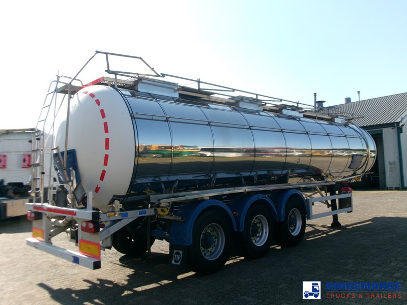 Feldbinder Chemical tank (non-ADR) inox 30 m3 / 1 comp + pump - Полуприцеп-цистерна: фото 3 Feldbinder Chemical tank (non-ADR) inox 30 m3 / 1 comp + pump - Полуприцеп-цистерна: фото 3