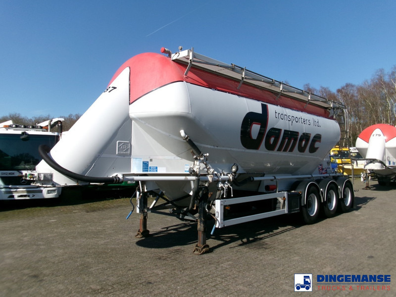 Feldbinder Powder tank alu 36 m3 / 1 comp - Полуприцеп-цистерна: фото 1 Feldbinder Powder tank alu 36 m3 / 1 comp - Полуприцеп-цистерна: фото 1