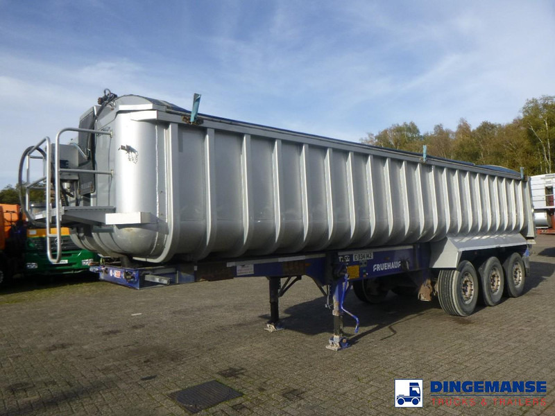 Fruehauf Tipper trailer alu 35 m3 + tarpaulin - Самосвальный полуприцеп: фото 1 Fruehauf Tipper trailer alu 35 m3 + tarpaulin - Самосвальный полуприцеп: фото 1