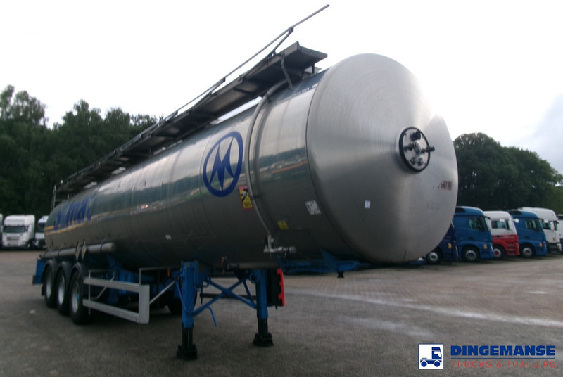 Magyar Chemical tank inox 32.5m3 / 1 comp - Полуприцеп-цистерна: фото 2 Magyar Chemical tank inox 32.5m3 / 1 comp - Полуприцеп-цистерна: фото 2