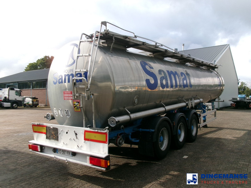 Magyar Chemical tank inox 32.5m3 / 1 comp - Полуприцеп-цистерна: фото 4 Magyar Chemical tank inox 32.5m3 / 1 comp - Полуприцеп-цистерна: фото 4