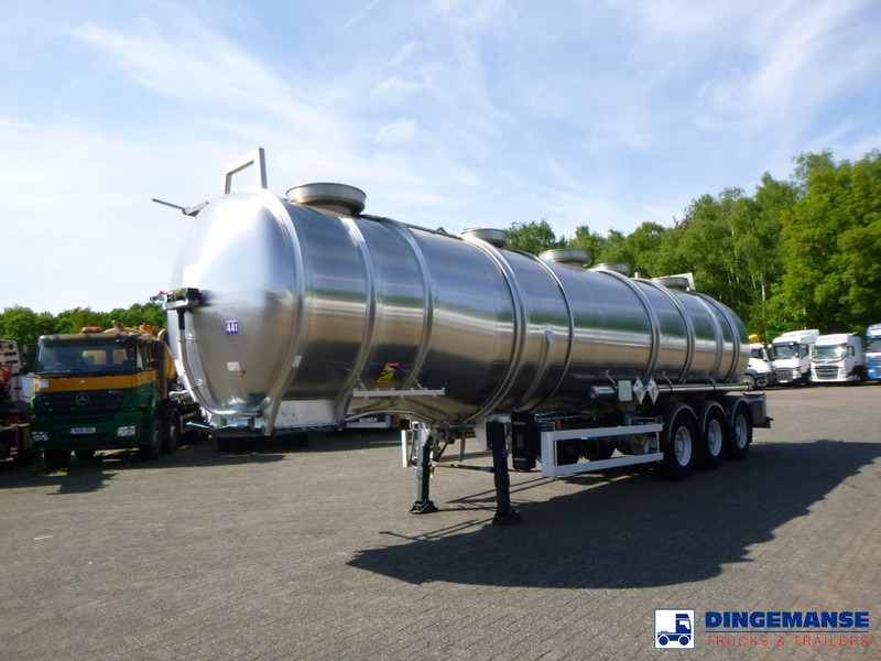 Magyar Chemical tank inox 40.5 m3 / 3 comp - Полуприцеп-цистерна: фото 1 Magyar Chemical tank inox 40.5 m3 / 3 comp - Полуприцеп-цистерна: фото 1