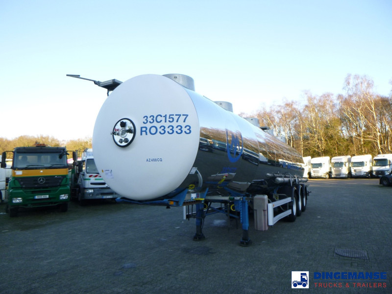 Magyar Chemical tank inox L4BH 32.9 m3 / 1 comp - Полуприцеп-цистерна: фото 1 Magyar Chemical tank inox L4BH 32.9 m3 / 1 comp - Полуприцеп-цистерна: фото 1
