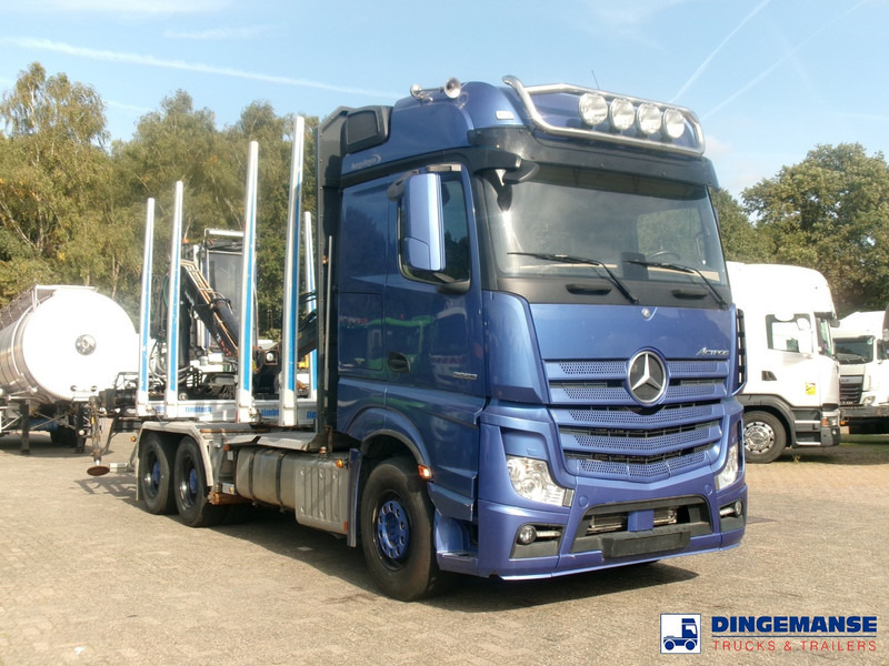 Mercedes-Benz Actros 2663 6x4 Euro 6 loglift F96 crane timber truck - Лесовоз, Автоманипулятор: фото 2 Mercedes-Benz Actros 2663 6x4 Euro 6 loglift F96 crane timber truck - Лесовоз, Автоманипулятор: фото 2