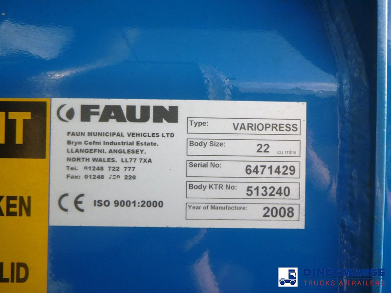 Mercedes-Benz Econic 2629 6x2 RHD Faun refuse truck в лизинг Mercedes-Benz Econic 2629 6x2 RHD Faun refuse truck: фото 14 Mercedes-Benz Econic 2629 6x2 RHD Faun refuse truck в лизинг Mercedes-Benz Econic 2629 6x2 RHD Faun refuse truck: фото 14