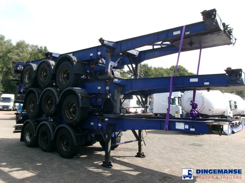 Montracon Stack - 3 x container chassis 20-30-40-45 ft - Грузовик-контейнеровоз/ Сменный кузов: фото 2 Montracon Stack - 3 x container chassis 20-30-40-45 ft - Грузовик-контейнеровоз/ Сменный кузов: фото 2