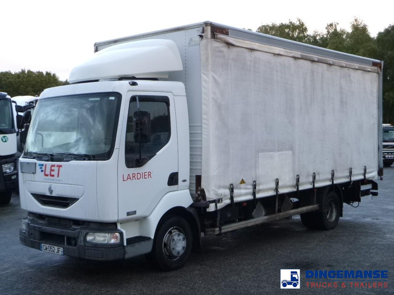 Renault Midlum 180 dci 4x2 curtain sider - Тентованный грузовик: фото 1 Renault Midlum 180 dci 4x2 curtain sider - Тентованный грузовик: фото 1