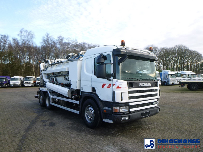 Scania P124-420 6x2 vacuum tank 10.5 m3 - Ассенизатор: фото 2 Scania P124-420 6x2 vacuum tank 10.5 m3 - Ассенизатор: фото 2