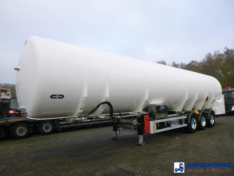 Van Hool LNG tank inox 58.6 m3 / 1 comp R10,4BN - Полуприцеп-цистерна: фото 1 Van Hool LNG tank inox 58.6 m3 / 1 comp R10,4BN - Полуприцеп-цистерна: фото 1