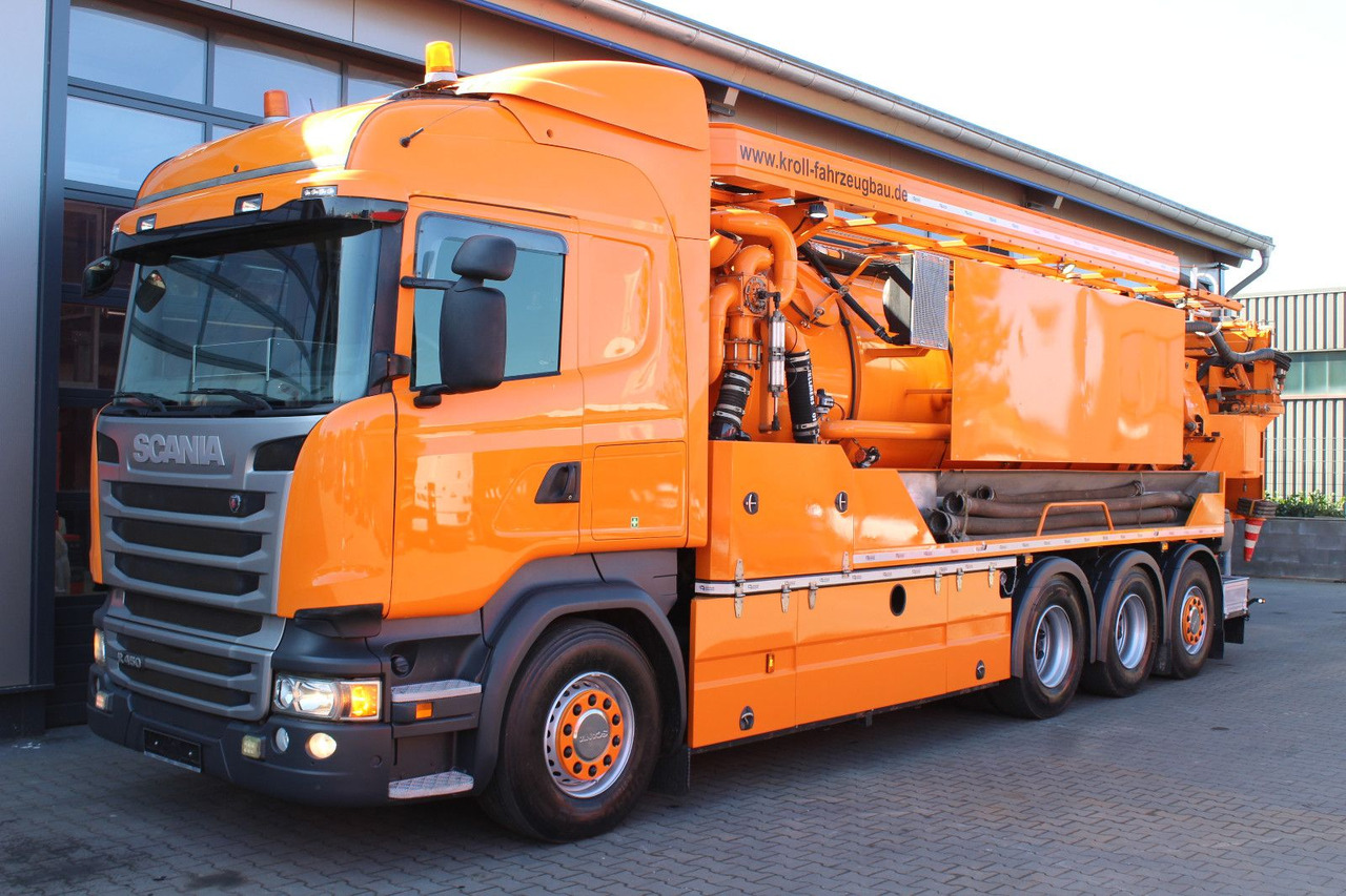 Scania R450 8x4 Kroll 19m³ Wasserrückgewinner Kombi-HD - Ассенизатор: фото 4 Scania R450 8x4 Kroll 19m³ Wasserrückgewinner Kombi-HD - Ассенизатор: фото 4