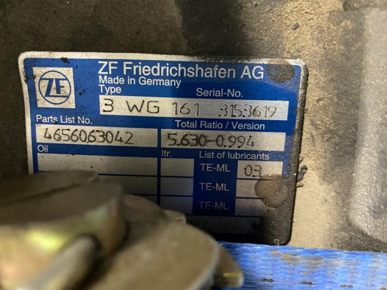 ZF 3WG161 - Трансмиссия для Погрузочно-разгрузочной техники: фото 5 ZF 3WG161 - Трансмиссия для Погрузочно-разгрузочной техники: фото 5