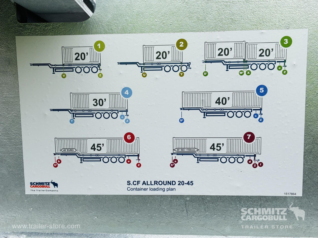 Новый Полуприцеп-контейнеровоз/ Сменный кузов SCHMITZ Auflieger Containerfahrgestell Standard: фото 12