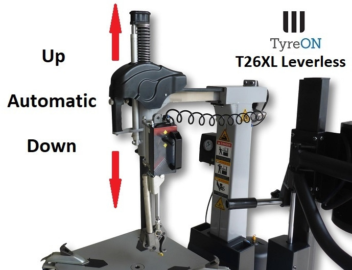 T26XL Heavy duty fully automatic leverless XL tyre changer - Muliti-funtional assist arm - 8 airboosters - High speed filling machine - Mounting head pneumatically locked + automatic up/down - 2Speed - Оборудование для гаражей/ Мастерских: фото 3 T26XL Heavy duty fully automatic leverless XL tyre changer - Muliti-funtional assist arm - 8 airboosters - High speed filling machine - Mounting head pneumatically locked + automatic up/down - 2Speed - Оборудование для гаражей/ Мастерских: фото 3