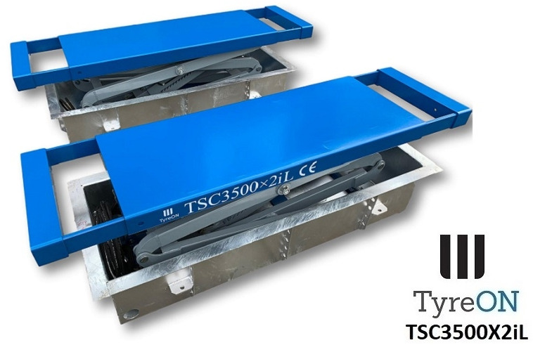 TSC3500X2iL In floor scissor lift - Double extensions - Recessed containers - Оборудование для гаражей/ Мастерских: фото 3 TSC3500X2iL In floor scissor lift - Double extensions - Recessed containers - Оборудование для гаражей/ Мастерских: фото 3