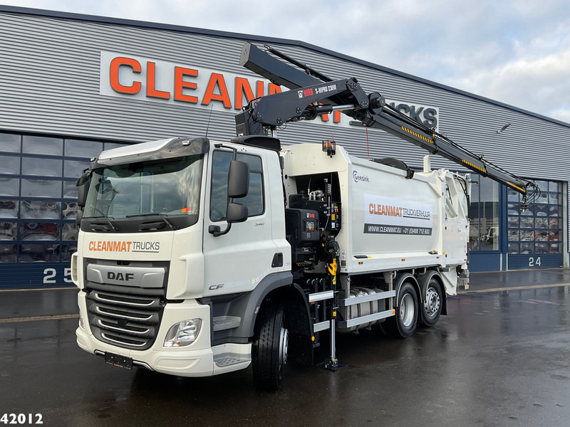 DAF FAN CF 340 Hiab 23 Tonmeter laadkraan - Мусоровоз: фото 1 DAF FAN CF 340 Hiab 23 Tonmeter laadkraan - Мусоровоз: фото 1