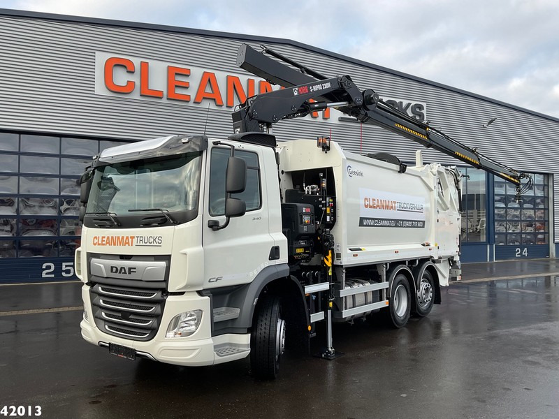 DAF FAN CF 340 Hiab 23 ton/meter laadkraan - Мусоровоз: фото 1 DAF FAN CF 340 Hiab 23 ton/meter laadkraan - Мусоровоз: фото 1