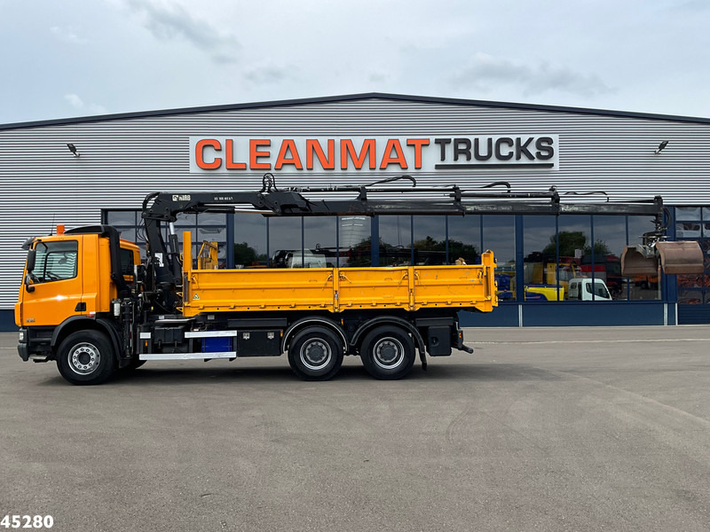 DAF FAT 75 CF 340 6x4 Manual Full steel Hiab 16 Tonmeter laadkraan - Самосвал, Автоманипулятор: фото 4 DAF FAT 75 CF 340 6x4 Manual Full steel Hiab 16 Tonmeter laadkraan - Самосвал, Автоманипулятор: фото 4