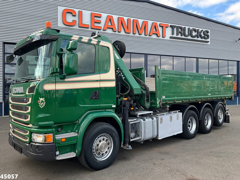 Scania G 490 8x4 Euro 6 Hiab 24 Tonmeter laadkraan - Самосвал, Автоманипулятор: фото 4 Scania G 490 8x4 Euro 6 Hiab 24 Tonmeter laadkraan - Самосвал, Автоманипулятор: фото 4