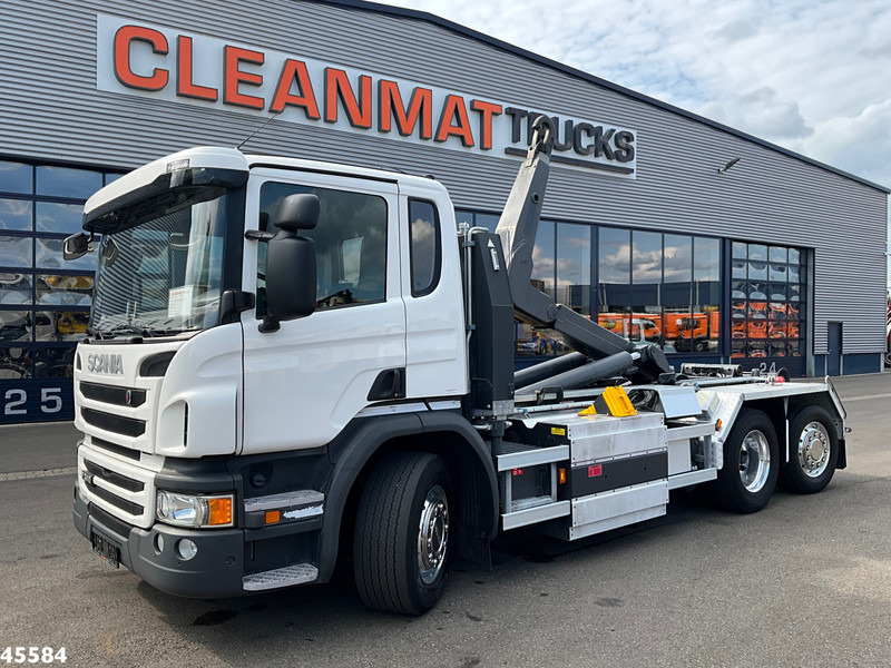 Scania P 340 Euro 6 CNG 21 Ton haakarmsysteem Just 140.611 km! - Крюковой мультилифт: фото 1 Scania P 340 Euro 6 CNG 21 Ton haakarmsysteem Just 140.611 km! - Крюковой мультилифт: фото 1