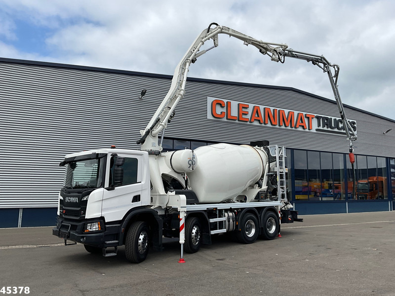 Scania P 450 XT 8x4 Euro 6 Retarder CIFA 7m³ Mixer + Pumi Pump 25 m³ NEW AND UNUSED! - Автобетононасос: фото 1 Scania P 450 XT 8x4 Euro 6 Retarder CIFA 7m³ Mixer + Pumi Pump 25 m³ NEW AND UNUSED! - Автобетононасос: фото 1