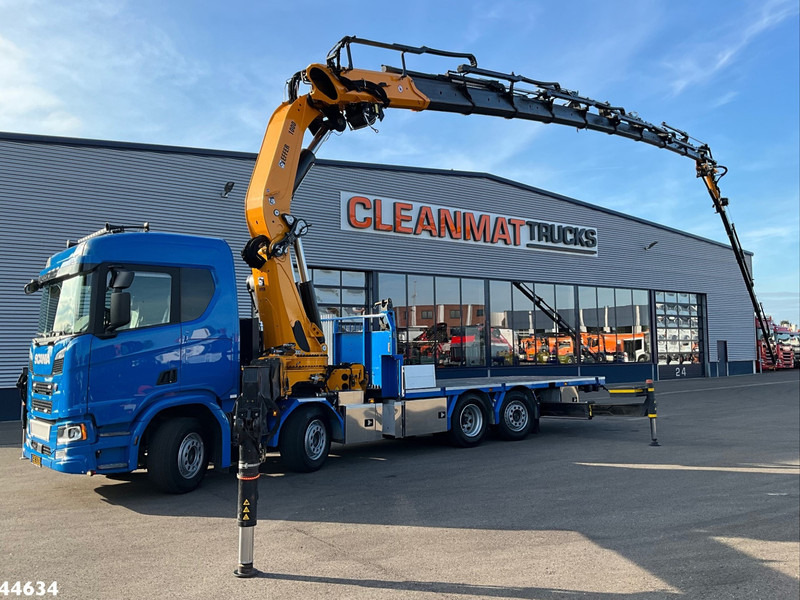 Scania R 540 Euro 6 Effer 100 Tonmeter laadkraan + Fly-Jib Just 39.720 km! - Автоманипулятор: фото 1 Scania R 540 Euro 6 Effer 100 Tonmeter laadkraan + Fly-Jib Just 39.720 km! - Автоманипулятор: фото 1