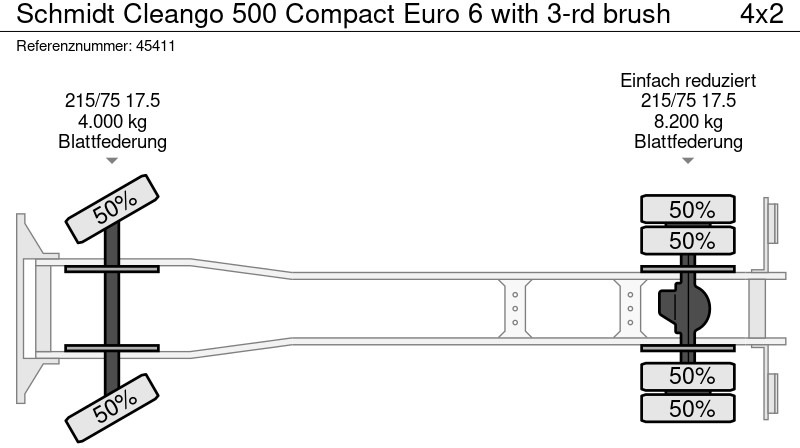 Подметально-уборочная машина Schmidt Cleango 500 Compact Euro 6 with 3-rd brush: фото 19